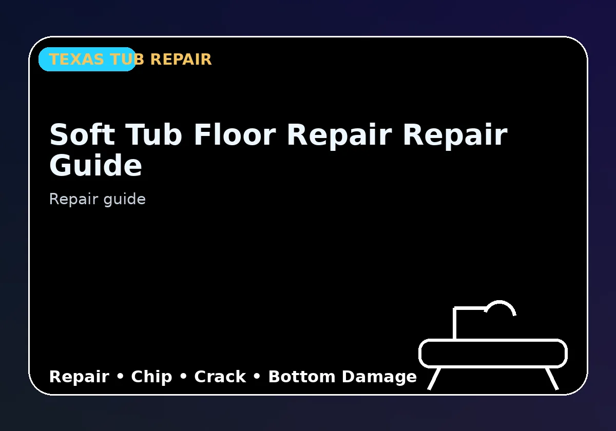 Soft Tub Floor Repair Repair Guide - Texas Tub repair information